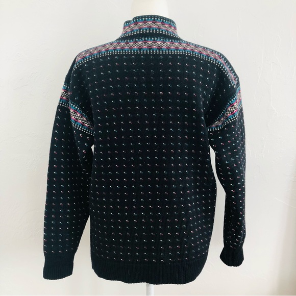 ⭐️Stowe Woolens⭐️Women's Sweaters 100% Pure Wool Handmade Vermont Alpine Design - Picture 7 of 15